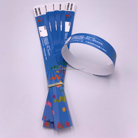 Pulseras de Identificación Desechables, Autoadhesivas, Imprimibles, de Papel Sintético PP, Resistentes al Agua, para Eventos y Fiestas