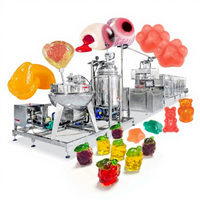 Machine de fabrication de bonbons gélifiés en forme d'ours en gélatine, de pectine et de fécule, entièrement automatique et multifonctionnelle 3D, marque Sanfu