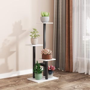 <span class=keywords><strong>Balcon</strong></span> d'angle <span class=keywords><strong>de</strong></span> jardin Salon Étagères à pots <span class=keywords><strong>de</strong></span> fleurs à plusieurs niveaux Porte-plantes 3 niveaux Étagère en métal et bois pour plantes multiples - Product Image 5