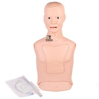 Simulador de Entrenamiento Nasogástrico de Medio Cuerpo, Modelo de Enseñanza de Intubación Endotraqueal, Modelo Anatómico Médico, Maniquí de Enfermería