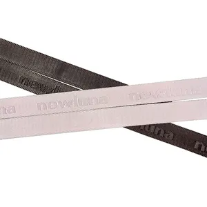 Design atraente Brown Pink Color Custom Nylon Strap Jacquard Elastic Webbing