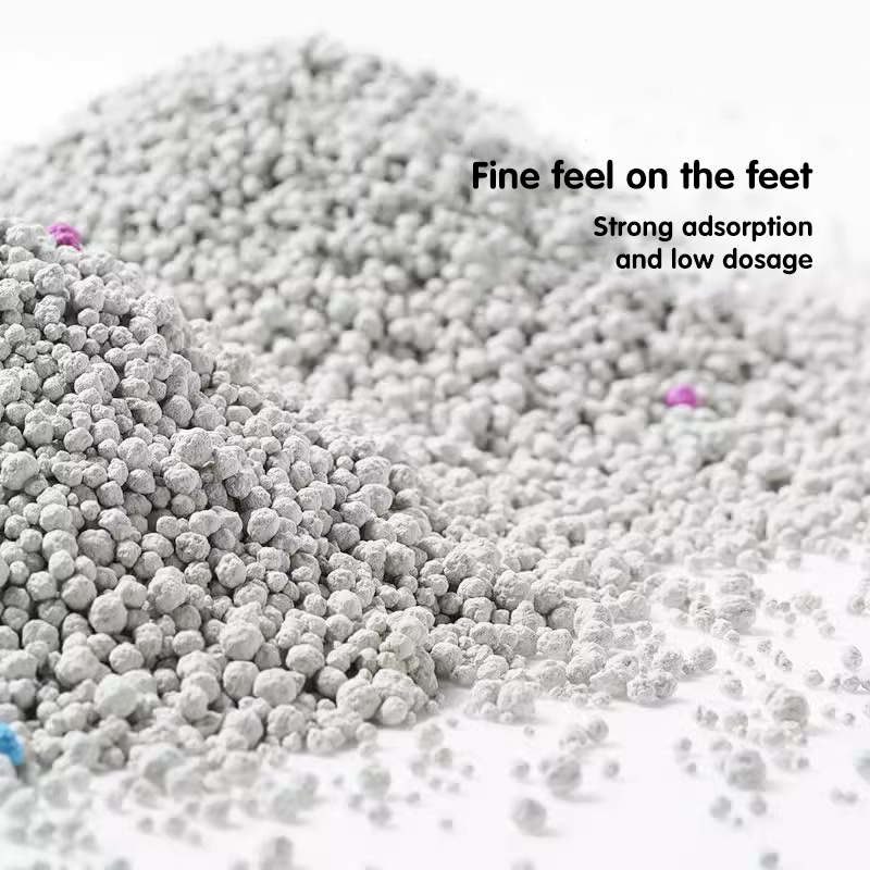 OEM Bentonite Cat Litter - Natural, Dust-Free, Fast Clumping Odor Control Cat Sand - Weichongpai