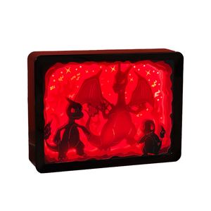 Boîte à lumière moderne Anime, figurine Manga personnalisée, veilleuse LED, alimentation par piles <span class=keywords><strong>AAA</strong></span> ou USB, cadre en MDF, cadeau pour chambre d'enfant - Product Image 4