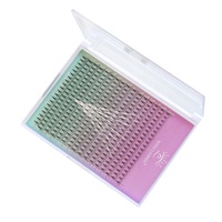Cils synthétiques professionnels Song Lashes, noirs mats, en PBT coréen, ultra doux, faits à la main, style russe