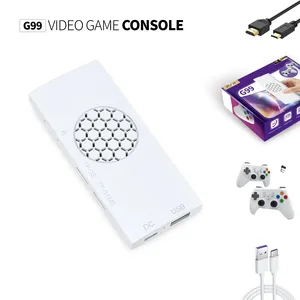 Console de jeu TV Qbuy G99 128 Go avec double manette, prend en charge plus de <span class=keywords><strong>35</strong></span> émulateurs, sortie 4K, sans fil 2,4 GHz, plus de 20 000 jeux intégrés - Product Image 5