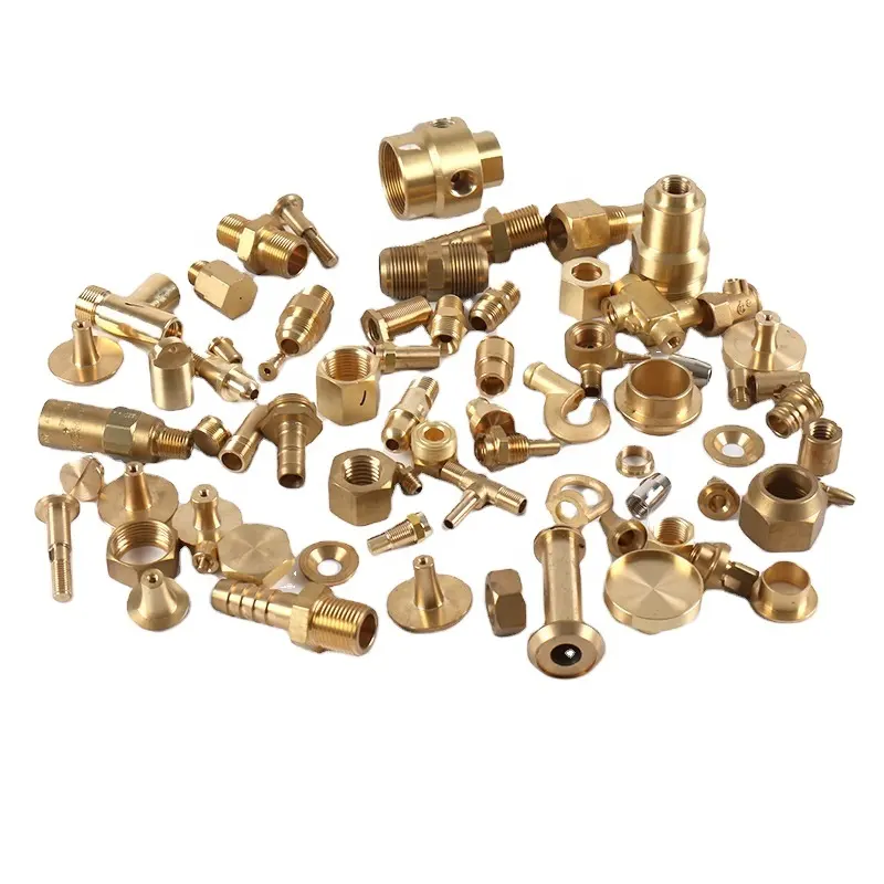 CNC Machining Center Custom Hard Anodized Brass CNC Turning Milling Machining Machinery Metal Parts