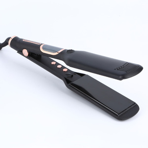 260 ° C/500 ° Máy ép tóc titan hai nhiệt độ F với màn hình LCD, làm nóng nhanh MCH & ion Keratin cho chất lượng chuyên nghiệp (CE) - Product Image 1