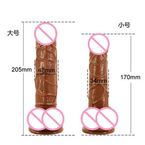 Vendita calda stile classico 7 pollici TPE Dildo realistico giocattoli adulti del sesso per le donne - Product Image 4