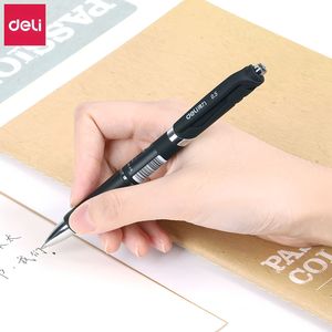 Stylo gel Deli S10 0,5 mm encre noire, stylo de bureau à bouton-poussoir - Product Image 4