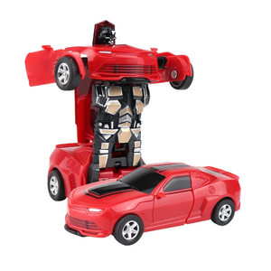 Bestseller Elektronisches Kinderspielzeug, Auto mit Ein-Knopf-Transformation, sich automatisch transformierender Roboter aus Kunststoff - Product Image 6