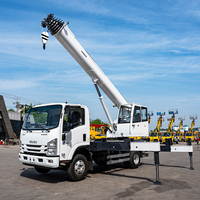 JQCM Manufacturers Exporte Grue Mobile ISUZU 5 Tonnes, Petit Camion Grue Hydraulique Monté sur Châssis, Équipement en Promotion