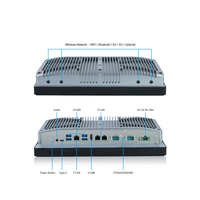 PC industriel tactile 12,1 pouces, ordinateur robuste sans ventilateur avec processeur Intel I3/I5/I7 pour le contrôle automatisé