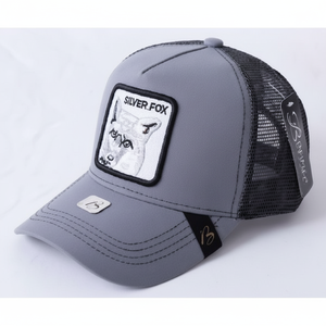 Cappello Trucker RIVER FOX in Tessuto a Rete, 6 Pannelli, Regolabile, Unisex, Casual, Primavera-Estate, Traspirante, Impermeabile, con Ricamo sul Pannello Frontale - Product Image 1