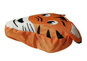 3D açık su geçirmez koruyucu kalkan Polyester mavi bisiklet koltuğu özelleştirilmiş baskılı logo promosyon sele kılıfı kapakları - Product Image 3