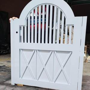 알루미늄 아트 스윙 게이트 (마당 정원 입구용 고급 빌라 소형 단문 알루미늄 합금 마당 출입구) - Product Image 2