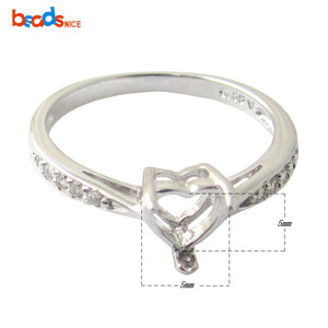 Beadsnice แหวนเงินการตั้งค่าที่พอดีกับการได้ยินเครื่องประดับอัญมณี27336 27648 - Product Image 3