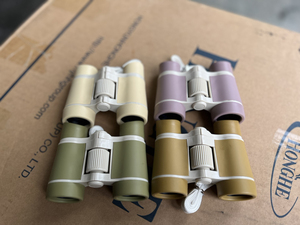 彩色 4x30 儿童双筒望远镜玩具 带镀膜镜片 橡胶手柄 防滑便携式儿童望远镜 适合户外探索 - Product Image 4
