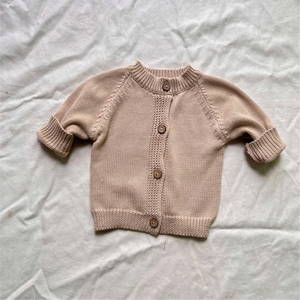 Maglione Casual Unisex per Bambini in Lana Traspirante ed Ecologica, Collo Alto Vintage a Strato Singolo per l'Autunno - Product Image 3