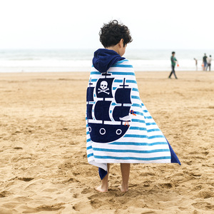 Poncho à capuche pour enfants, en coton, design <span class=keywords><strong>de</strong></span> <span class=keywords><strong>dinosaure</strong></span>, accessoire <span class=keywords><strong>de</strong></span> plage, à motif <span class=keywords><strong>de</strong></span> <span class=keywords><strong>dessin</strong></span> animé, nouvelle collection - Product Image 5