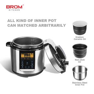 <span class=keywords><strong>Olla</strong></span> a Presión Digital Inteligente Grande de 8 y <span class=keywords><strong>10</strong></span> Cuartos con Logotipo Personalizado, 1350W, 12 en 1, 70KPa, Placa de Acero Laminado en Frío - Product Image 2