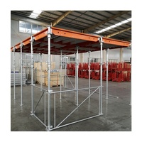 Système de coffrage rapide en acier et aluminium pour dalles, réutilisable, haute résistance, taille réglable pour la construction