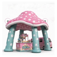 Tente Champignon Gonflable Zhenmei en Tissu Oxford 210D, Hauteur 3,66 m – Idéale pour Kiosques de Vente, Présentoirs Promotionnels, Cabanes de Jeu pour Enfants