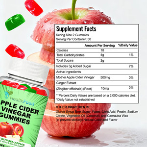 OEM Apple Cider Vinegar Gummies for Mother Apple Cider Vinegar Supports Gut Health Apple Vinegar Gummy <b>Supplements</b> - Product Image 4