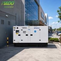 Generador Diésel MADO MDP138S 1106A-70T de 110kW 138kVA 150-300kVA Trifásico Súper Silencioso con Cubierta Insonorizada Tipo ATS
