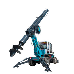 SDLQ Type de roue tige carrée plate-forme de forage rotative LQ180 15m Pro Dig pilote de pile hélicoïdale tête de forage de pile échantillonnage de sol <span class=keywords><strong>Portable</strong></span> - Product Image 1