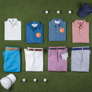 T-shirt polo de vêtements de golf vintage doux et performants de haute qualité à séchage rapide et de luxe avec logo personnalisé - Product Image 3