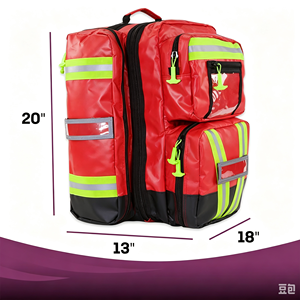 Trousse de premiers secours moderne avec bande réfléchissante, personnalisable, portable, pour la randonnée en plein air, sac médical d'urgence - Product Image 2