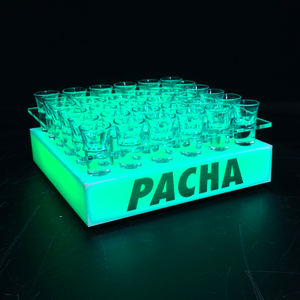 Bar LED porte-gobelet lumineux ensemble de verres à liqueur en acrylique; Cocktail Bullet Glass givré <span class=keywords><strong>Jagermeister</strong></span> Shot Glass Liquor Rack - Product Image 3
