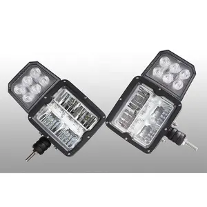 E-mark-Lámpara Led de trabajo de 48W, Luz antiniebla para excavador, camión, Tractor, quitanieves