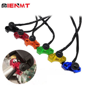 אביזרי קטנוע אלומיניום CNC ב-off led מתג ערכת רגעי נעילה עמיד למים גריפ אופנוע כידון מתגים - Product Image 1