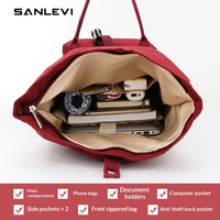 Sac à dos unisexe de style japonais, minimaliste, pour la randonnée, les affaires, les trajets quotidiens, pour ordinateur portable, grande capacité, en tissu Oxford, avec coussin d'air, pour étudiants