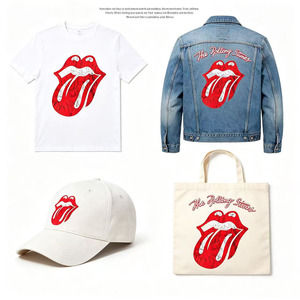 Vinilo Termoadhesivo con el Logotipo de la Lengua de los Rolling Stones para Impresión en Prendas - Product Image 2
