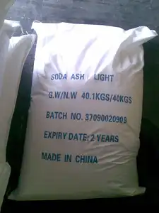 Çin'de yapılan 99% toz Soda ışığı sodyum karbonat beyaz toz CAS 497-19-8