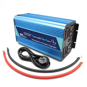 BET1500S High Frequency Pure Sine Wave Smart 1500W Power 24 Volt Rechargeable Battery Car Inverter With Charge