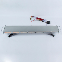 Barra de Luces LED de Alta Potencia de 12 V, Lámpara de Advertencia de Emergencia para Camiones, con Soportes para Lámpara Estroboscópica en el Techo Incluidos