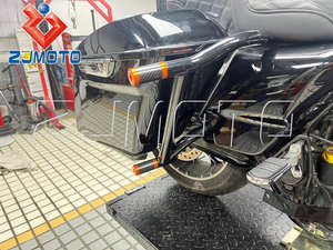 Protecteur de sacoche de moto Powdercoat noir brillant pour Harley Street Glide/Road Glide/Road King/Electra Glide 2014-2025 - Product Image 6