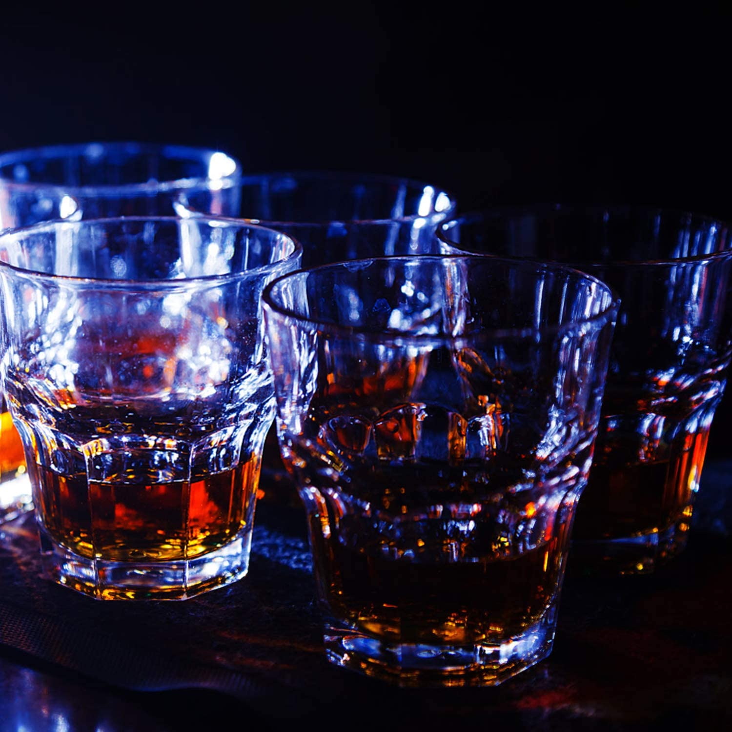 Whiskey Shot Glasses Heavy Base Shot Cups 4.5oz,Cocktail ,Rocks Mini Glass Cups