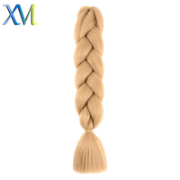 Cheveux Synthétiques Pré-Étendus Tressés Super Longs pour Crochets, Fibre Unique Noire pour Femmes 165g 82 Pouces