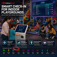 Sistema Interactivo de Registro de Retos con Pulsera RFID, Registro por Sensor, Puntuación en Tiempo Real, Tabla de Puntuaciones para Parques Infantiles Interiores