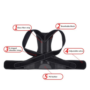 Correttore di Postura Unisex Regolabile in Neoprene, Supporto per Clavicola, Cintura Correttiva Anti-Gobba - Product Image 4