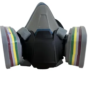 M501 Reciclagem Silicone meia máscara protetora para soldagem elétrica Indústria metalúrgica