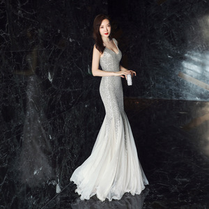 Vestidos formales <span class=keywords><strong>de</strong></span> lentejuelas, <span class=keywords><strong>vestido</strong></span> <span class=keywords><strong>de</strong></span> <span class=keywords><strong>noche</strong></span> <span class=keywords><strong>de</strong></span> sirena para mujer, ropa <span class=keywords><strong>de</strong></span> fiesta - Product Image 3
