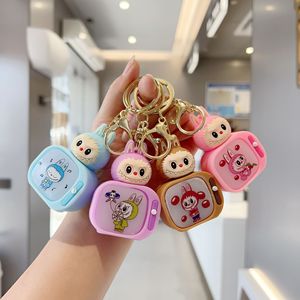 Porte-clés Lumineux en Plastique à Motif Dessin Animé Mignon pour Sac à Dos, Clés de Voiture, Cadeaux à Suspendre pour Couples - Product Image 4