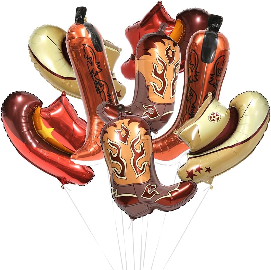 Western Bachelorette Party Decorations Her Last Rodeo Balloons - View #9