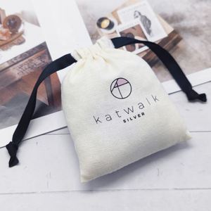 Beige Cotton Linen <b>Drawstring</b> <b>Pouch</b> Small Linen Packaging Bag Soft Cotton Linen Jewelry <b>Pouch</b> - Product Image 3