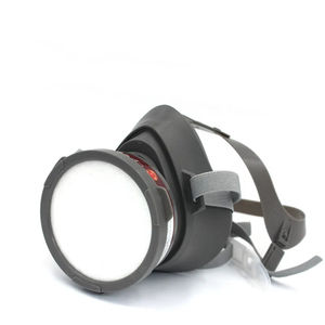 หน้ากากป้องกันแก๊ส TPE แบบใช้แล้วทิ้งคุณภาพสูงสำหรับพ่นสีสเปรย์กำจัดแมลงหน้ากากช่วยหายใจควันฟอร์มาลดีไฮด์พร้อมคลิปหนีบจมูกแบบปรับได้ - Product Image 4